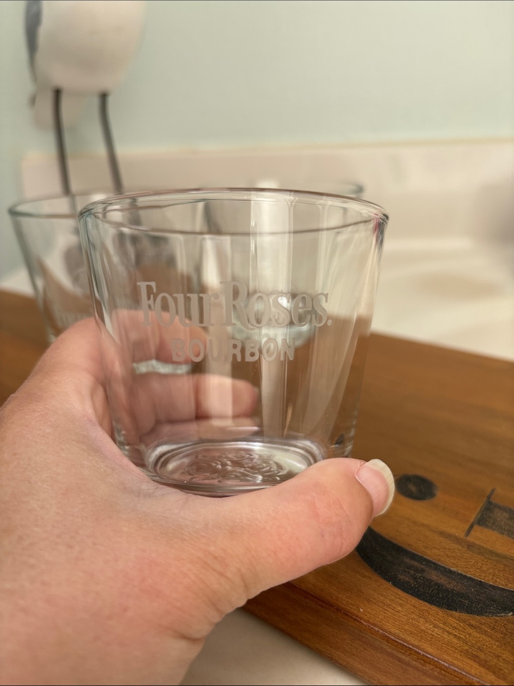 Clear Glass Bourbon Tumblers - Set of 3 - Picture 4 of 5